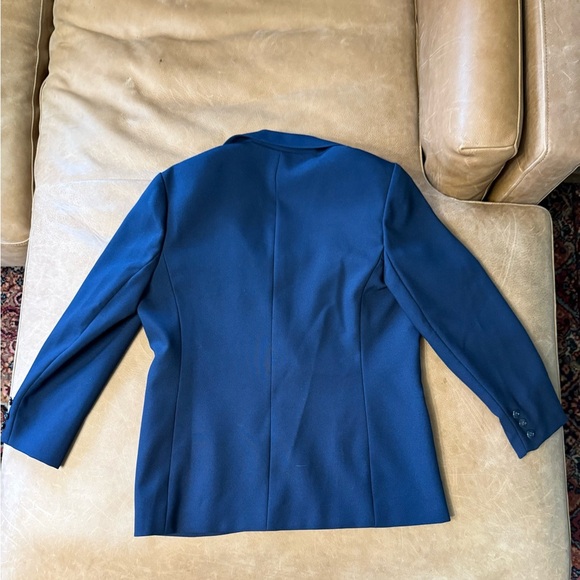 The Wardrobe Builder By Devon Navy Blazer Women’s Size 12 - Picture 6 of 6